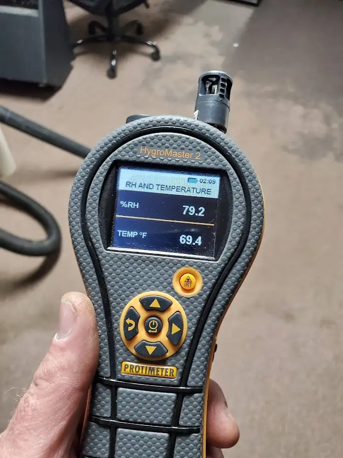 Moisture meter humidity assessment for Mold Remediation & Removal in North College Hill